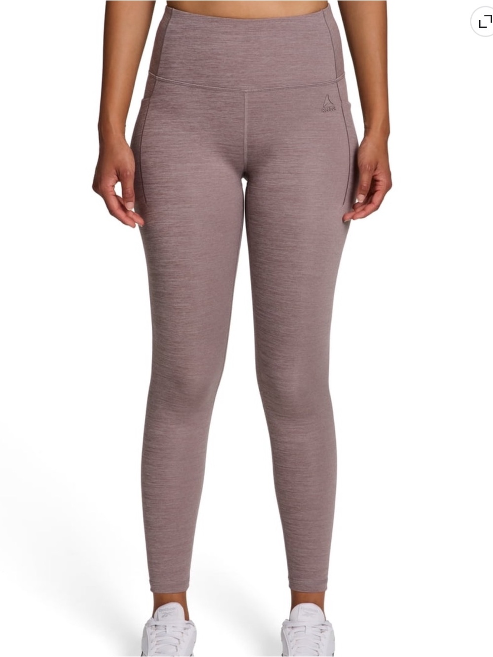 NWT. Reebok Women’s Driftwood Heather Performance Leggings XS